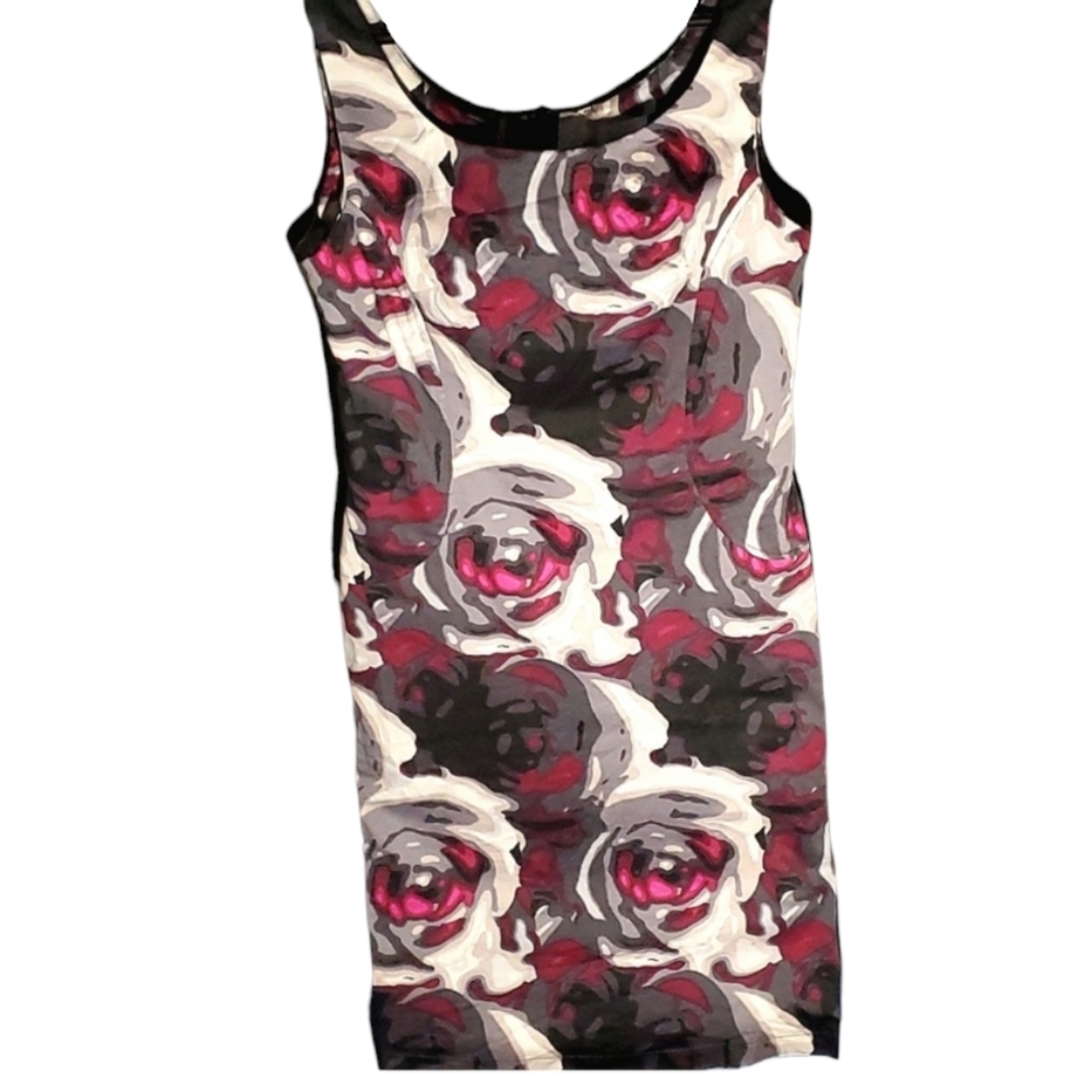 NWOT Suzy Shier Rose Pattern Dress - Size XSmall